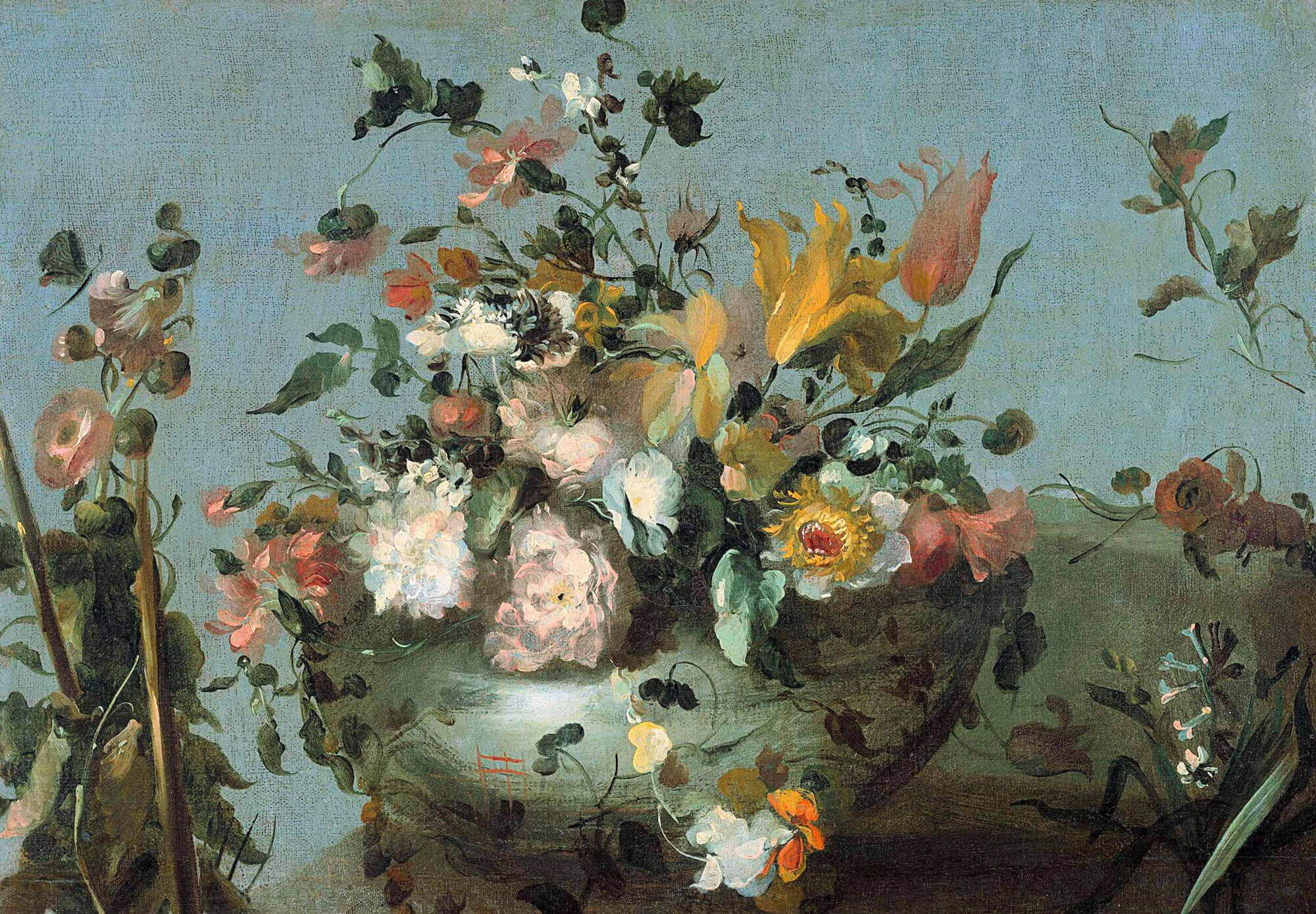 peinture fleurs